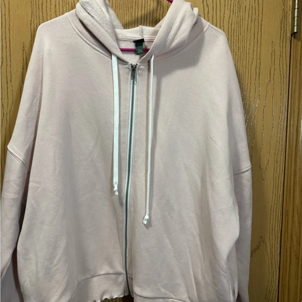 Wild Fable Blush Pink Zip-Up Hoodie size XL - Picture 1 of 7